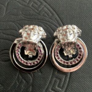 Versace Rhinestone Earrings